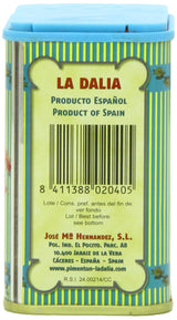La Dalia Sweet Smoked Paprika Powder, Authentic Spanish Pimentón de la Vera, DOP Certified, Rich Color and Smoky Flavor, Perfect for Chicken, Meat
