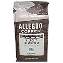 Allegro Coffee Half Caff, French Roast Ground Coffee, 12 oz