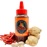 Southeast Spice Ginger Sriracha Hot Sauce - organic ginger garlic sauce for salad steak bbq seafood dumpling shrimp cocktail avocado toast. Spicy