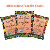 Stellar Snacks Mini Pretzel Braids, Mini Maui Monk, 0.5 Ounce (Pack of 75), Airline Served Mini Pretzel Packs, Sancking On The Go Size, Vegan, Kosher