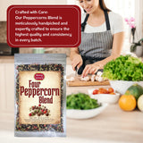 Spicy World Four Peppercorn Rainbow Blend in Resealable Bag - Perfect Flavor Blend - NON-GMO, Steam Sterilized - Whole Black, Whole Green, Whole White