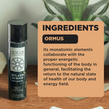 Ormus Patagonia Dabar Frecuencial - Splash AURIC SHUNGIT Protection - 100ML- Shungite, Ormus & Lignum Vitae Spray