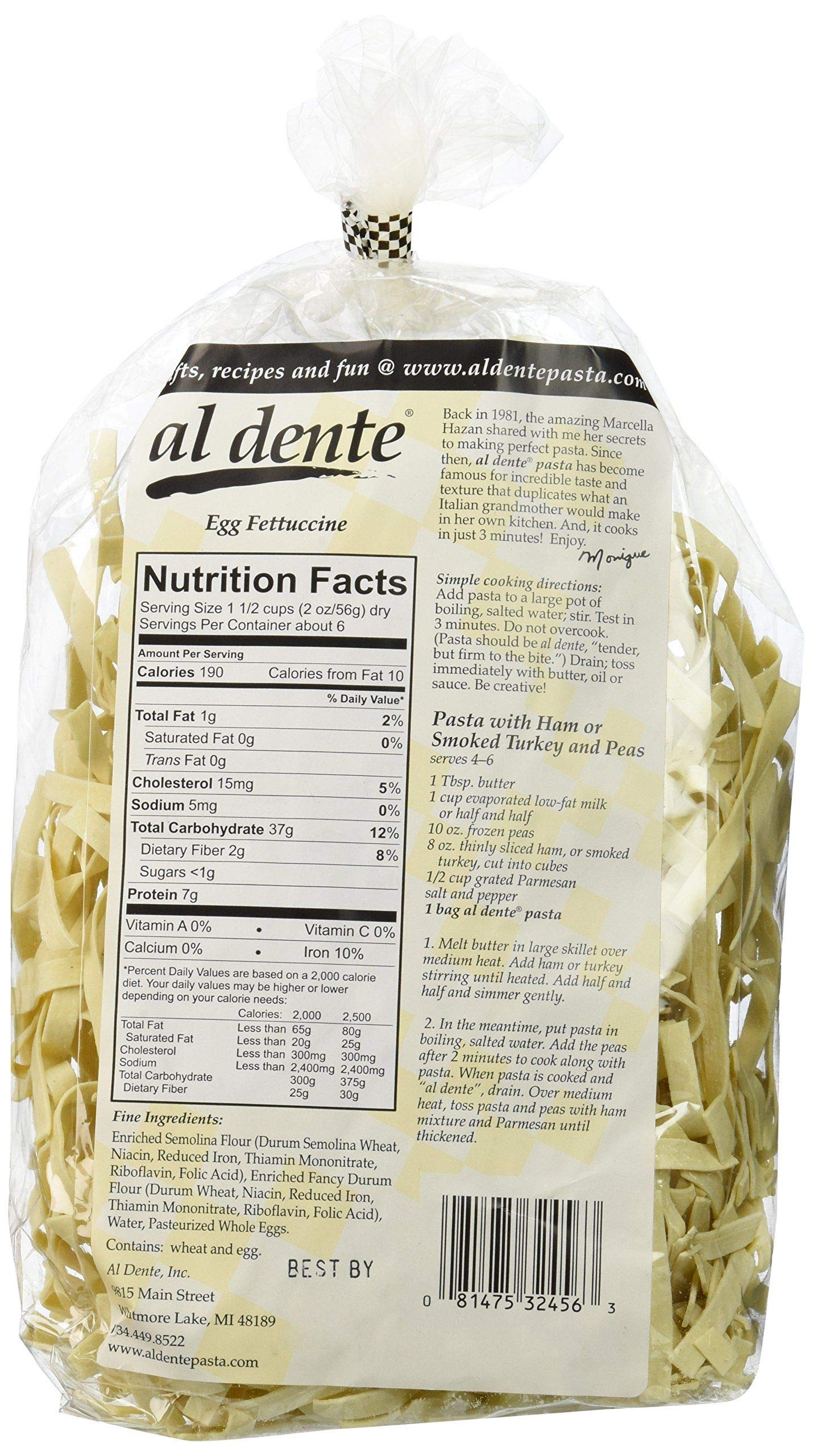 Al Dente Pasta Fttccne Egg