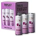 Thrust All Natural Wellness - 4 Pack | Nitric Oxide Beverage | 5 g Sugar, 25 Cal | Boost Blood Flow | Increase Circulation & Vitality Support