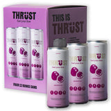 Thrust All Natural Wellness - 4 Pack | Nitric Oxide Beverage | 5 g Sugar, 25 Cal | Boost Blood Flow | Increase Circulation & Vitality Support
