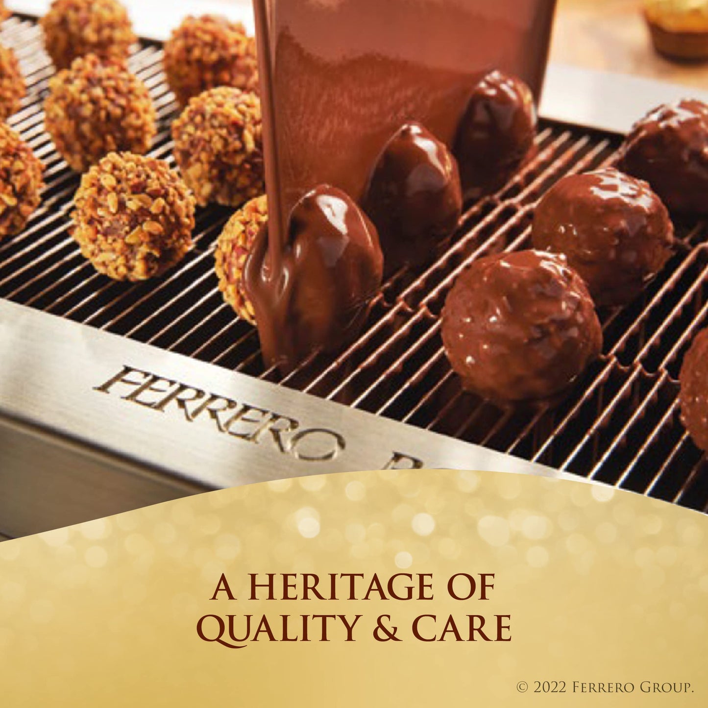 Grand Ferrero Rocher, Premium Gourmet Milk Chocolate Hazelnut, Luxury Chocolate Holiday Gift, 8.5 Oz