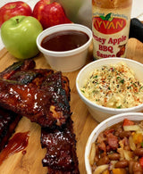 KYVAN Gourmet BBQ Sauce Variety 3 Pack, Sweet Potato BBQ Sauce, Honey Apple BBQ Sauce, Cherry Apple BBQ Sauce