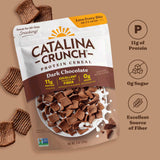 Catalina Crunch Protein Cereal, Dark Chocolate, 9 oz Bag (Pack of 1)