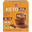 Atkins Keto Peanut Butter Cups, Naturally Flavored, Zero Grams Added Sugar, Gluten Free, 20 Count