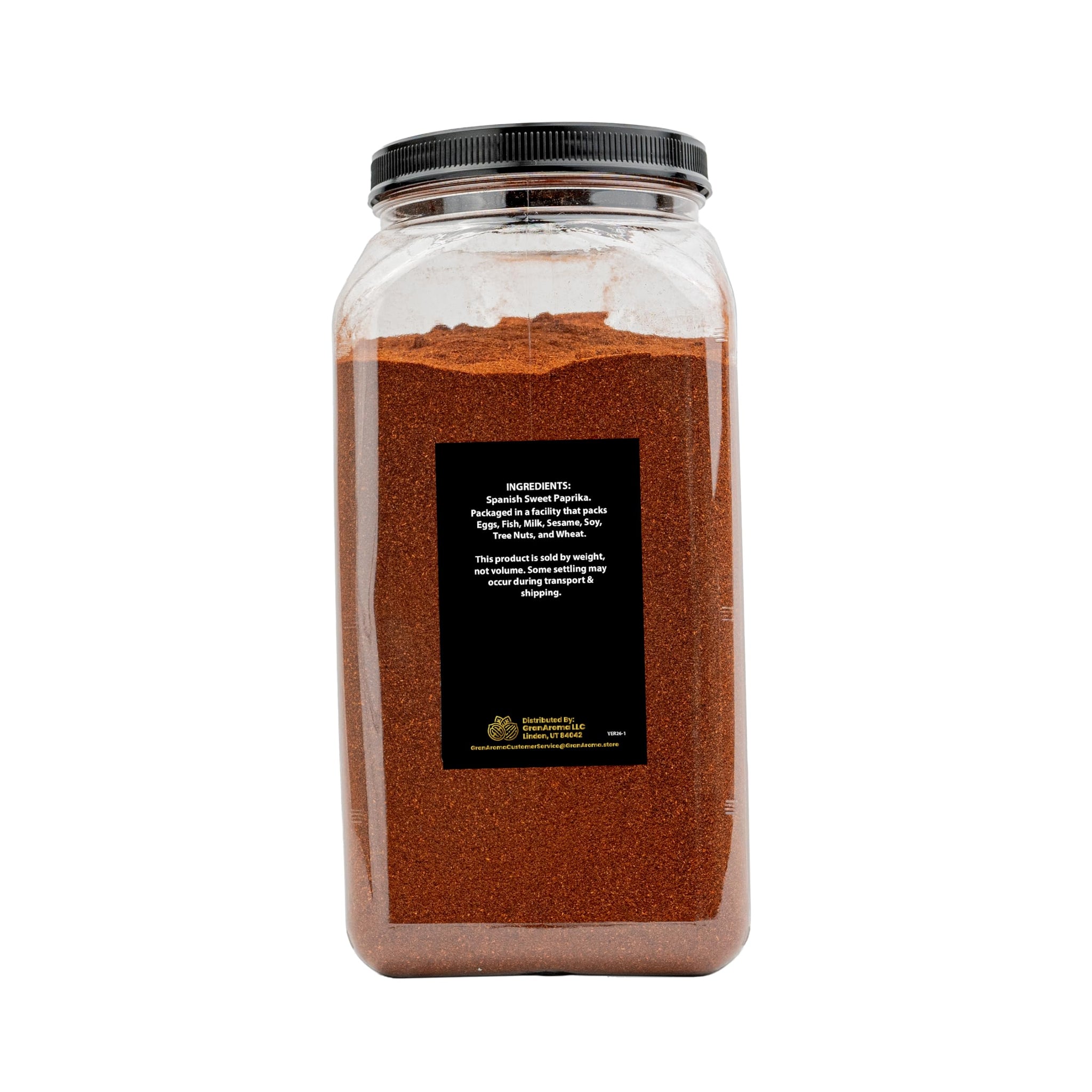 GranAroma Spanish Sweet Paprika, Bold Flavor & Vibrant Color, Perfect for Paella, Stews and BBQ (5 Pound)