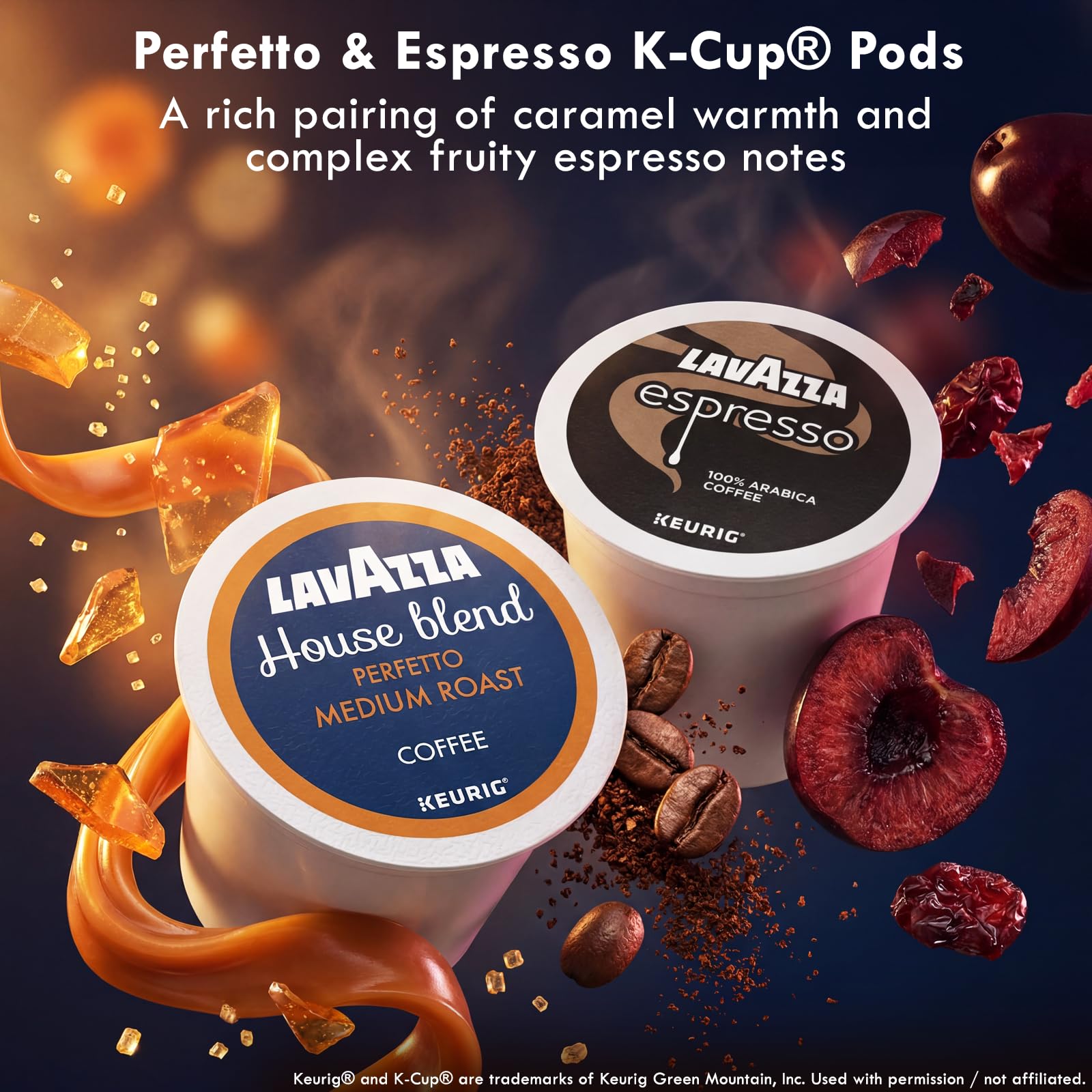 Lavazza K-Cup Coffee Pods Variety Bundle for Keurig Brewers - Light & Medium Roast, Single-Serve K-Cup Coffee Pods, 40 Count Assorted Flavors (10