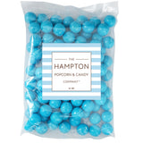 Blue Gumballs 1 Inch Gumballs, 2 Pound Bulk Bag (Approx. 110 Pieces), Blue Candy, Gumballs 1 Inch Blue, The Hampton Popcorn & Candy Company