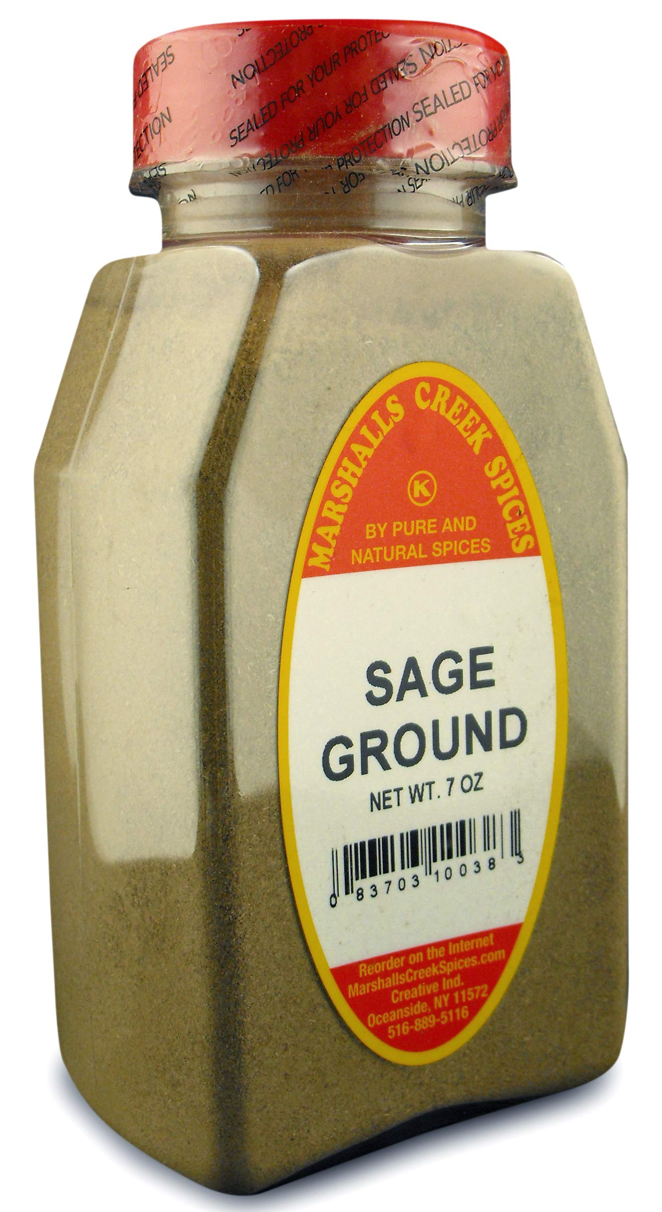 Marshalls Creek Kosher Spices, (st00), SAGE GROUND 7 oz