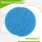 EPLZON 16pcs Microfibre Pads Power Scrubber Pads Set Electric Scrubber Replacement Scouring Pads fit for Dremel Versa Scouring Pads,Blue