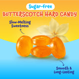 Sugar Free Butterscotch Hard Candy - 1 Pound Pack - Hard Candy Individually Wrapped - Sugarless Candies for Office Bowls, Snacking, Sharing