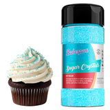 Bakerpan Sugar Sprinkles for Baking - 7 Ounce Sky Blue Decorating Sugar Crystals for Cookies, Cake Pops, Ice Cream (Made in USA)
