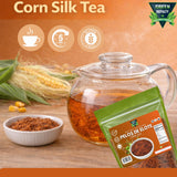 Corn Silk Tea (Pelos de Elote) - Loose Cut Herbal Infusion Botanical Tea, Resealable Bag, 4 oz