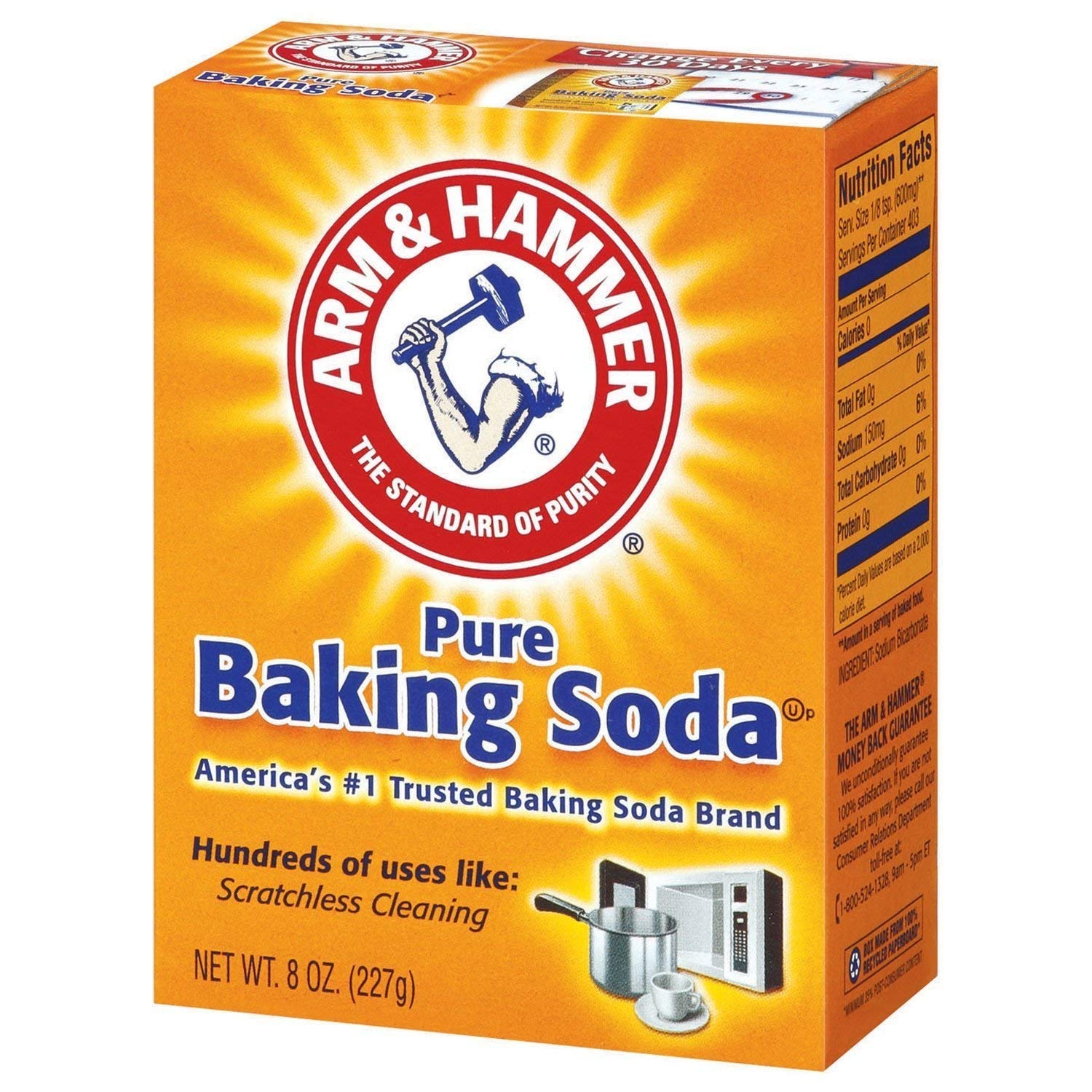 Arm & Hammer Pure Baking Soda, 8 oz