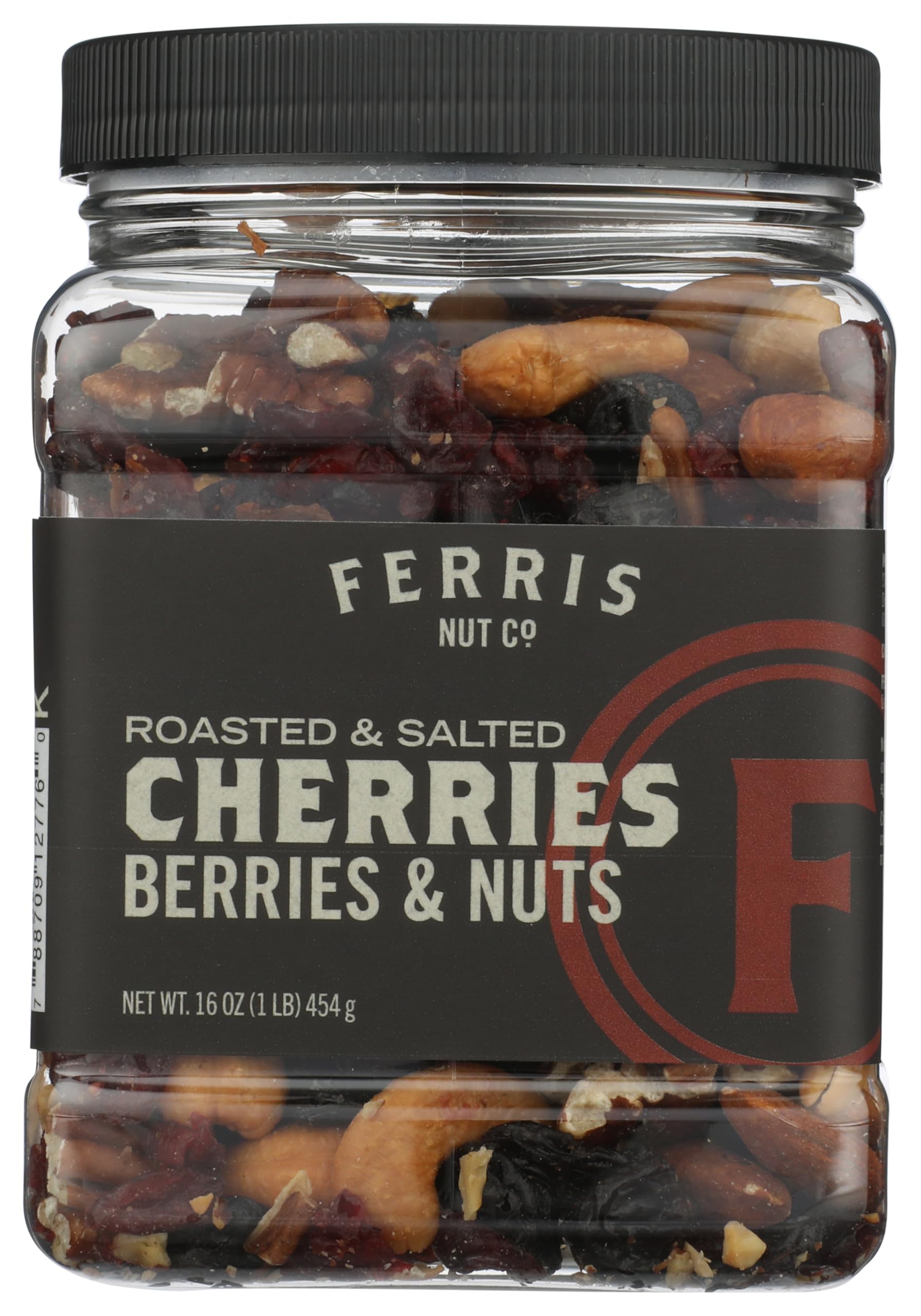Ferris Coffee & Nut Cherries Berries & Nuts, Roasted & Salted Mix, 16 Ounce