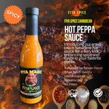 Caribbean Hot Pepper Sauce | Jamaican Habanero Blend | Bold Island Heat | 12 fl oz