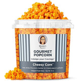 Renée’s Cheesy Corn™ Connoisseur Popcorn™ - real Wisconsin cheddar cheese is smooth and velvety- delicious cheesiest fresh popped, handmade snack or