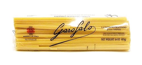 Garofalo - Premium Durum Wheat Semolina Fettucce Pasta, Italian Made, Bronze-Drawn, Al-Dente, One-Ingredient Pasta (4 pack)