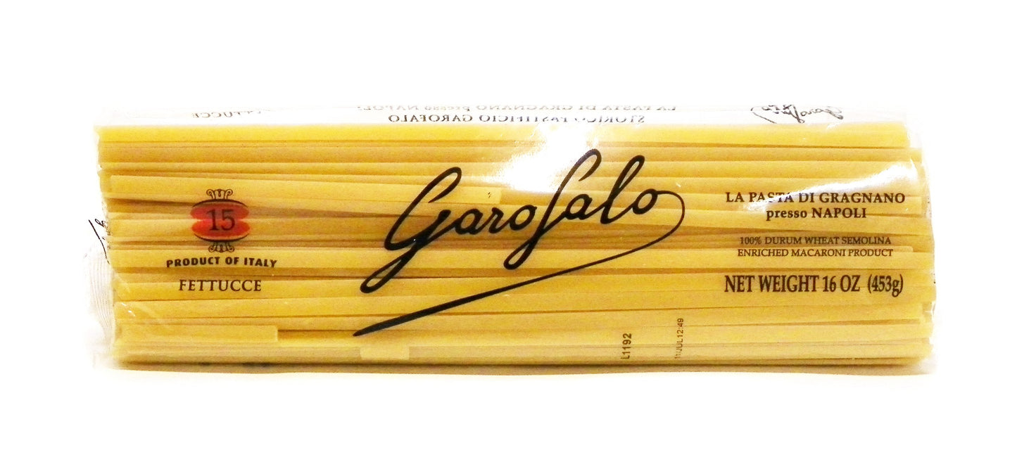 Garofalo - Premium Durum Wheat Semolina Fettucce Pasta, Italian Made, Bronze-Drawn, Al-Dente, One-Ingredient Pasta (4 pack)