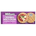 Milton's Gourmet Baked Crackers, 3 Pack Flavor Variety Bundle: Original Multi-Grain, Fire-Roasted Vegetable, and Olive Oil & Sea Salt, 8.4 Oz Each