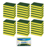 CELOX 36 Pack Dish Sponge for Kitchen, Dual Sided Scrub Sponge Heavy Duty, Non-Scratch Sponges Perfect for Kitchen Dishwashing and Household Cleaning