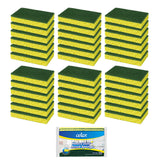 CELOX 36 Pack Dish Sponge for Kitchen, Dual Sided Scrub Sponge Heavy Duty, Non-Scratch Sponges Perfect for Kitchen Dishwashing and Household Cleaning