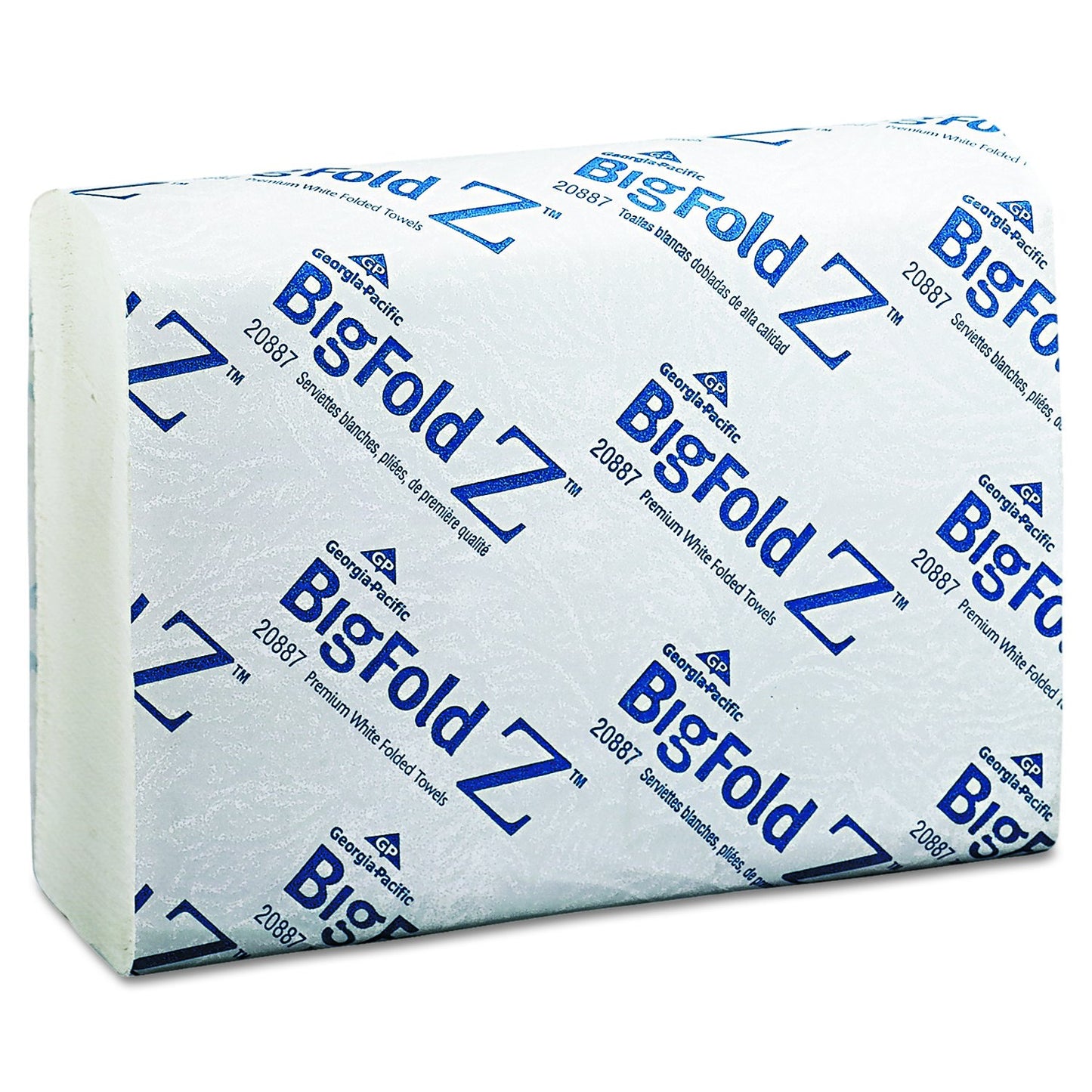 Georgia Pacific Professional 20887 BigFold Paper Towels, 10 1/5 x 10 4/5, White, 220 per Pack (Case of 10 Packs)