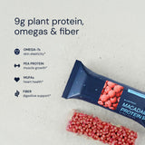 Blueprint Bryan Johnson Macadamia Nut Protein Bar - 9G Plant Protein - Healthy Fats - Supports Muscle Growth - Low Carb & Sugar - Natural Ingredients
