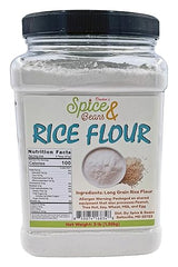 Rice Flour | by Dasher's Spice & Beans Rice Flour | 3 lbs