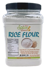 Rice Flour | by Dasher's Spice & Beans Rice Flour | 3 lbs