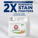 ARM & HAMMER Sensitive Skin Free & Clear, 140 Loads Liquid Laundry Detergent, 140 Fl oz