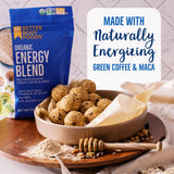 BetterBody Foods Organic Energy Blend, Plant-Based Protein Blend made with Naturally Energizing Green Coffee Extract and Maca, Gluten-free, Non-GMO