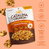Catalina Crunch Protein Granola - Low Sugar Breakfast Cereal with 13g of Protein - Gluten Free, Keto Friendly - Peanut Butter - 8 oz. Bag (Pack of 1)