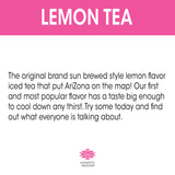 AriZona Lemon Tea - Big Can, 22 Fl Oz (Pack of 24)