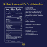 Dutch Waffle Company Gluten-Free No Bake Stroopwafel Pie Crust Mix, 1 lb Pouch, Makes Two 9-Inch Pie Crusts, Caramel Cookie Crust