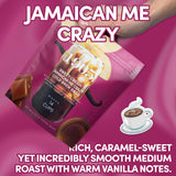 Sarasota Coffee 1905 Cold Brew Coffee Bags | Sweet Cream Jamaican Me Crazy | Blonde-Medium Roast | Smooth & Low Acid | Ground Filter Packs | Cold Brew