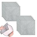 BoAn Multipurpose Wire Dishwashing Rags,Double Layer Metal Wire Dishcloth,Reusable Dish Washing Scrub for Home Kitchen Cooktop Sinks(10PCS)