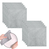 BoAn Multipurpose Wire Dishwashing Rags,Double Layer Metal Wire Dishcloth,Reusable Dish Washing Scrub for Home Kitchen Cooktop Sinks(10PCS)