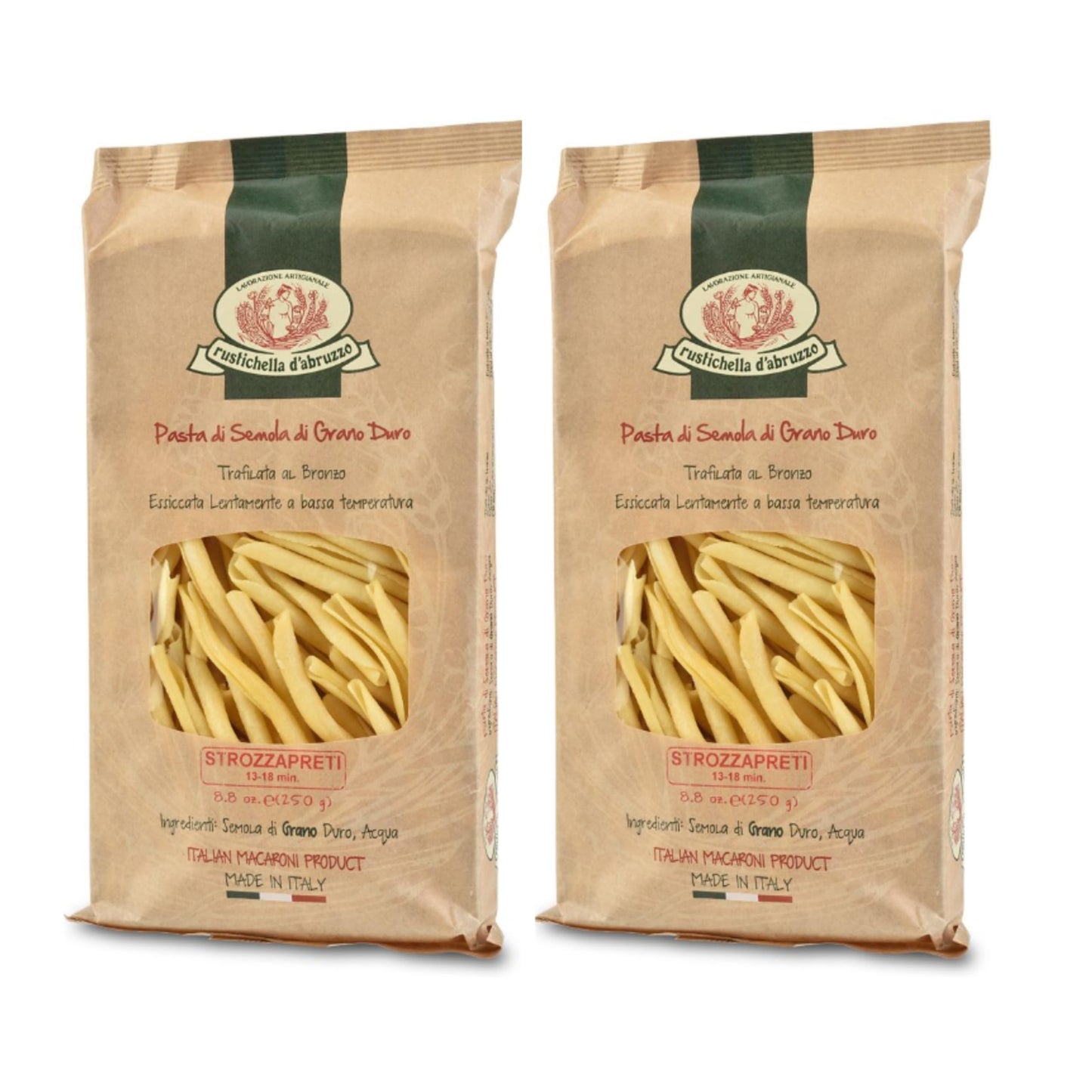 Rustichella StrOuncezapreti Pasta (2 X 8.8 Ounce)
