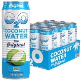 C2O Original Coconut Water, 17.5 Fl Oz (Pack of 12)