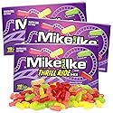 Mike and Ike Thrill Ride Theatre Box, Chewy Assorted Fruit Candies, Movie Night Snacks, 4.25 Ounces (Pack of 3)
