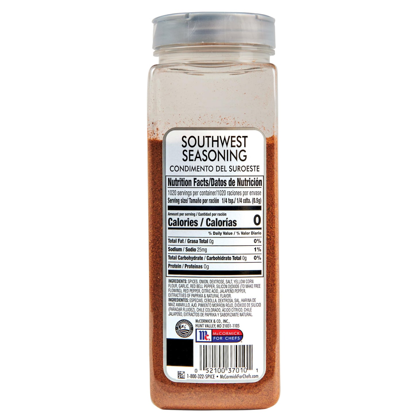 McCormick Culinary Southwest Seasoning, 18 oz - One 18 Ounce Container of Southwest Spice Blend with Authentic Smoky Heat, Perfect for Tex-Mex Recipes