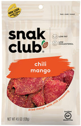 Snak Club Chili Mangos, 4.5 Ounce 6 Count (Pack of 1)
