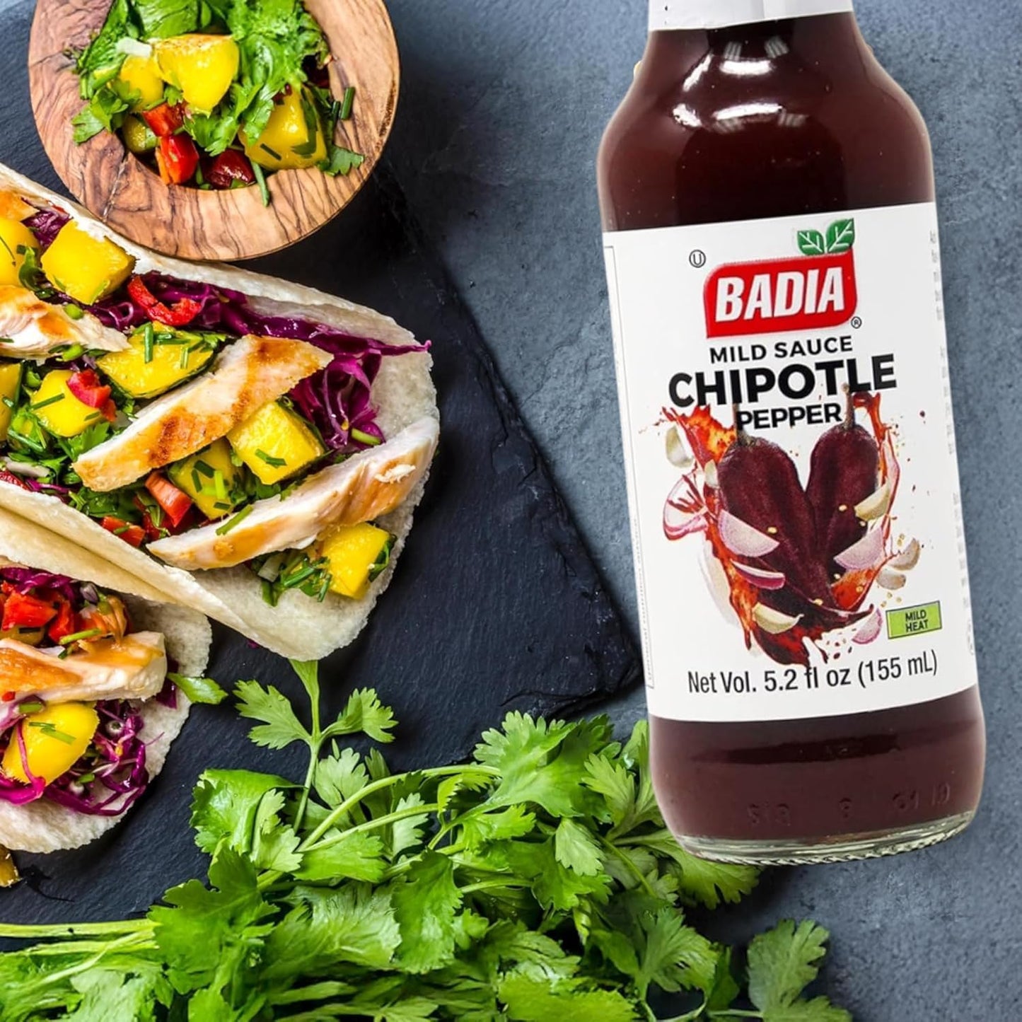 Badia Chipotle Mild Sauce, 5.2 fl oz - Smoky Chipotle Flavor with Mild Heat
