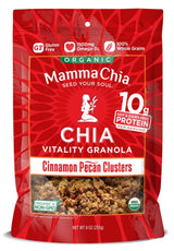 Mamma Chia Granola Clusters, Cinnamon Pecan, 9 Ounce