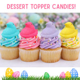Cotton Candy Marshmallow Peeps, Easter Basket Stuffers, 5 Count Chicks, Pack of 3